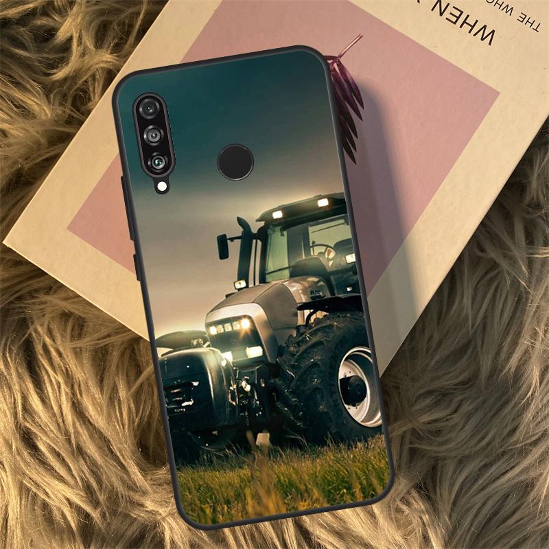 Чехол для телефона Huawei Nova 11i 12i 3i 7i 8i 9 10 SE Y60 Y61 Y70 Y72 Y73 Y90 Y91 P20 P30 P40 Lite с рисунком Фермерский трактор