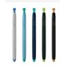Point Stone 0144 Deep Sea Cabin Quick-Dry Silent Exam Pen, 0.5mm Black Press-Type Water-Based Student Pen