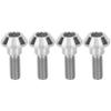 4pcs M6X20mm Disc Brake Pad Hex Cap Screw Titanium Alloy Bolts Bicycle Modified Accessory