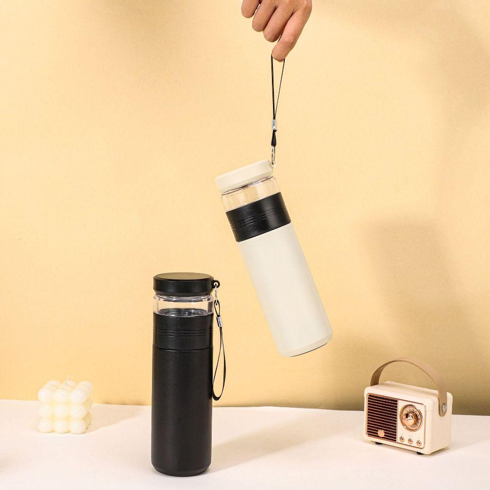 Stainless Steel Insulated Cup Leak-Proof Tea Infuser Bottle New Vacuum Mug