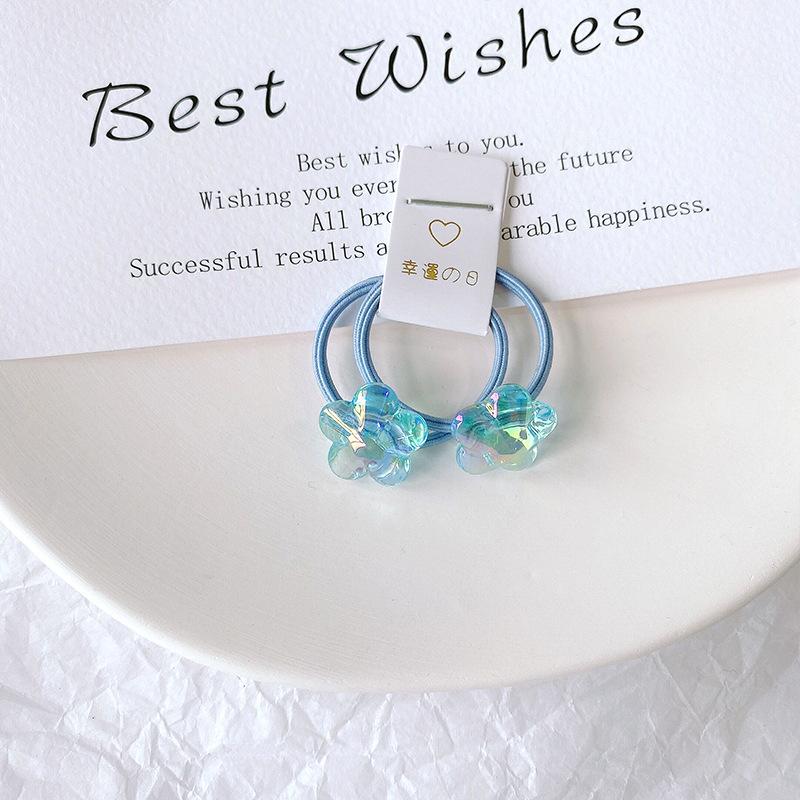 New Bow Cute Rope Children Baby Elastic Hair Rubber Bands Accessories Kids Girl Headband Tie Ring Headwear Scrunchie