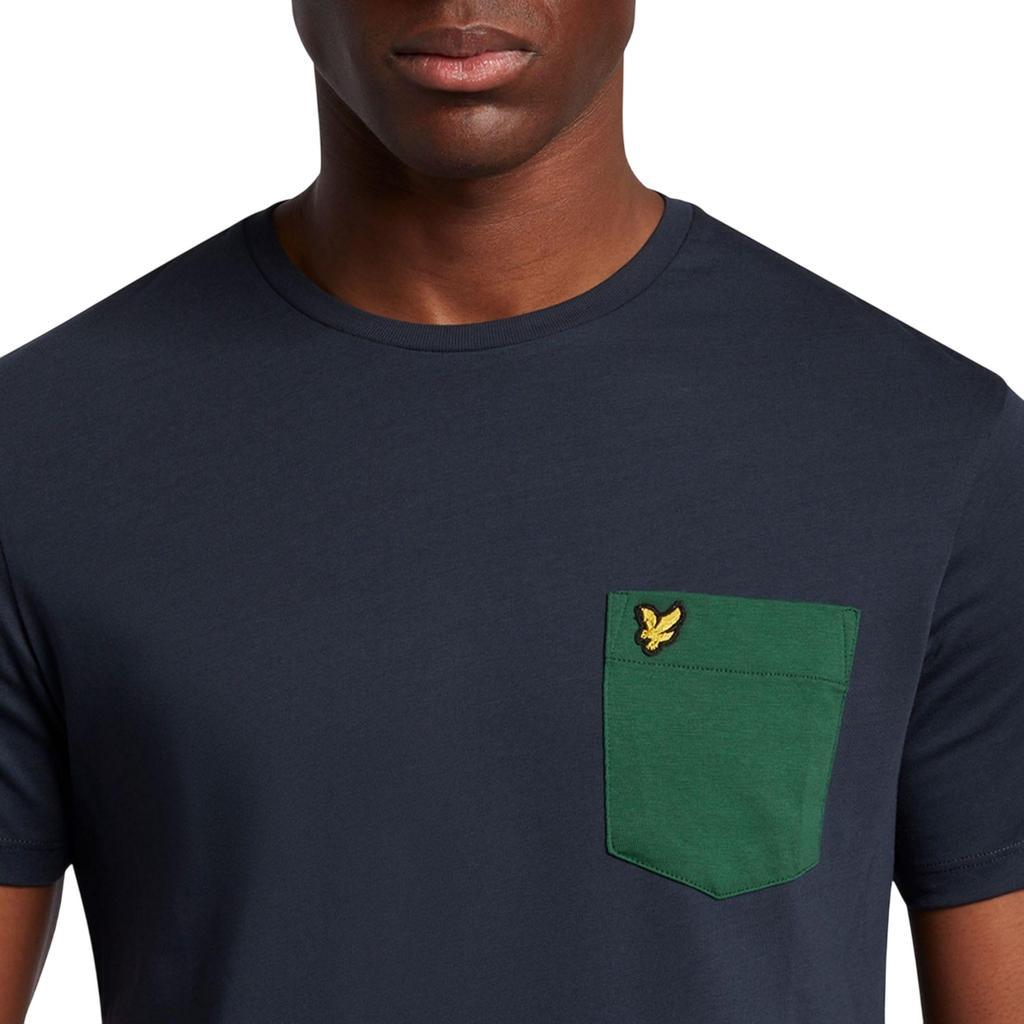 Lyle & Scott Mens Contrast Pocket T-Shirt