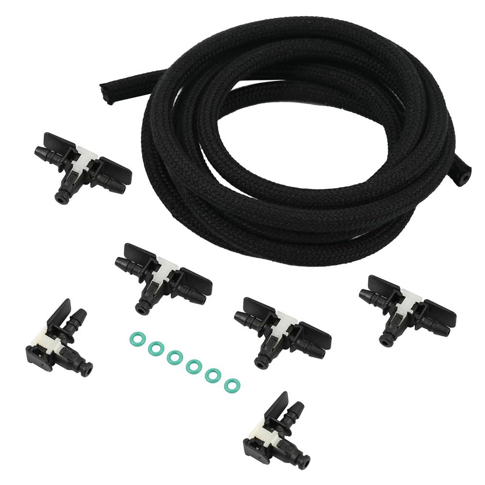 Fuel Injector Return Line Fitting Hose Kit For Ecodiesel 3.0L Ram Grand Cherokee