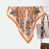 New Women's Temperament Small Square Scarf Decorative Scarf Velvet Small Silk Scarf New Autumn and Winter Warm Scarf