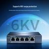 Hikvision HK-SG005-P60 4-Port Gigabit PoE Desktop Switch CN plug (adapter included)