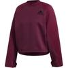 ЗНЕ. Cold.Rdy Athletics Crew Удобная свободная спортивная толстовка женская толстовка фиолетового цвета FS2384