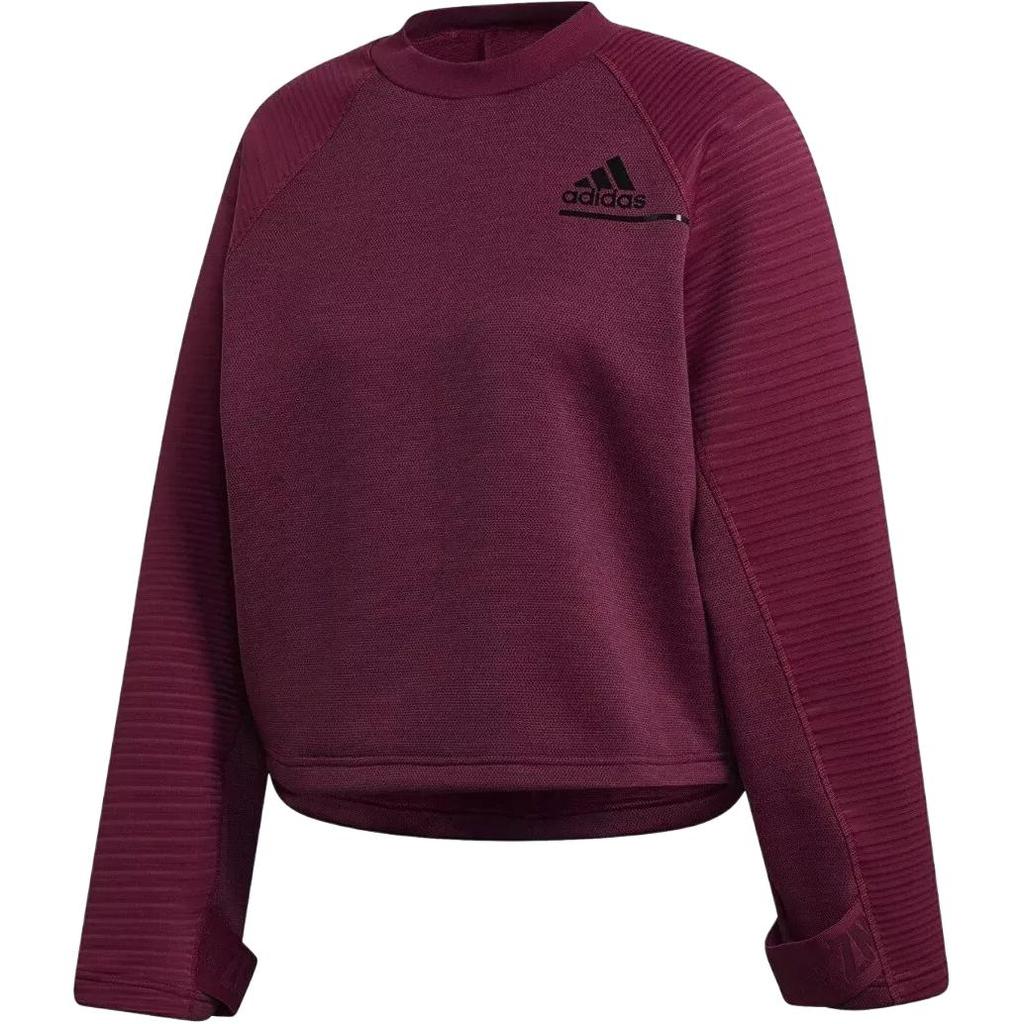 adidas ЗНЕ. Cold.Rdy Athletics Crew Удобная свободная спортивная толстовка женская толстовка фиолетового цвета FS2384