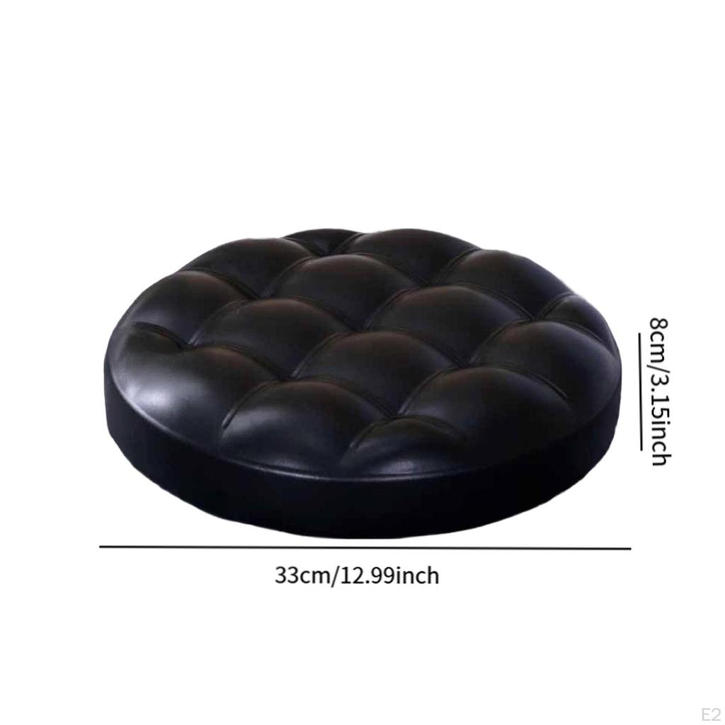 Bar Stool Cushion, Round Padded Waterproof Swivel Cushion for Home And Dining Room.