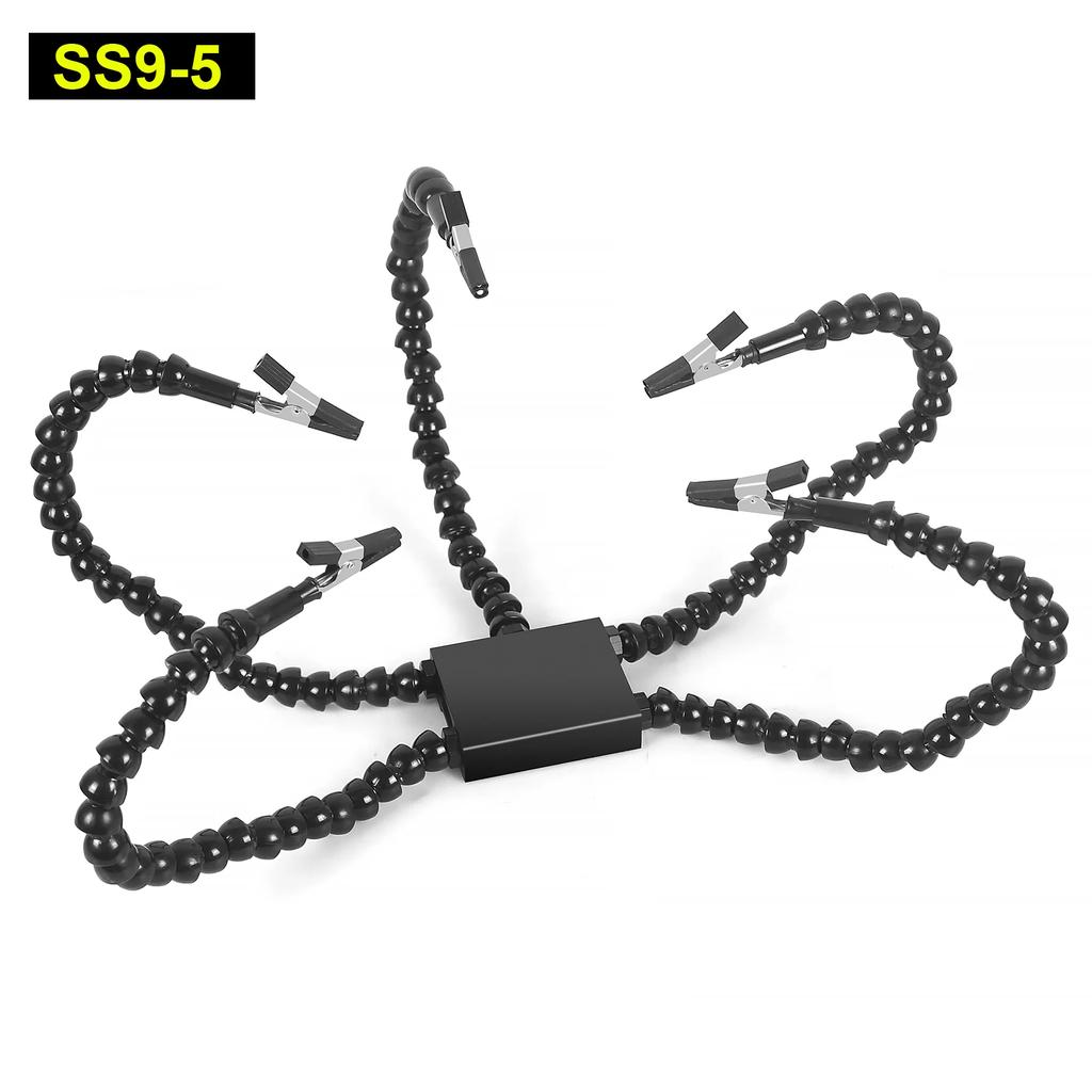 NEWACALOX Гибкие руки Пайка Помощник Руки Ремонт Пайка Автомобиль Электроника Ювелирные изделия Живопись Искусство Ремесло DIY Крепеж