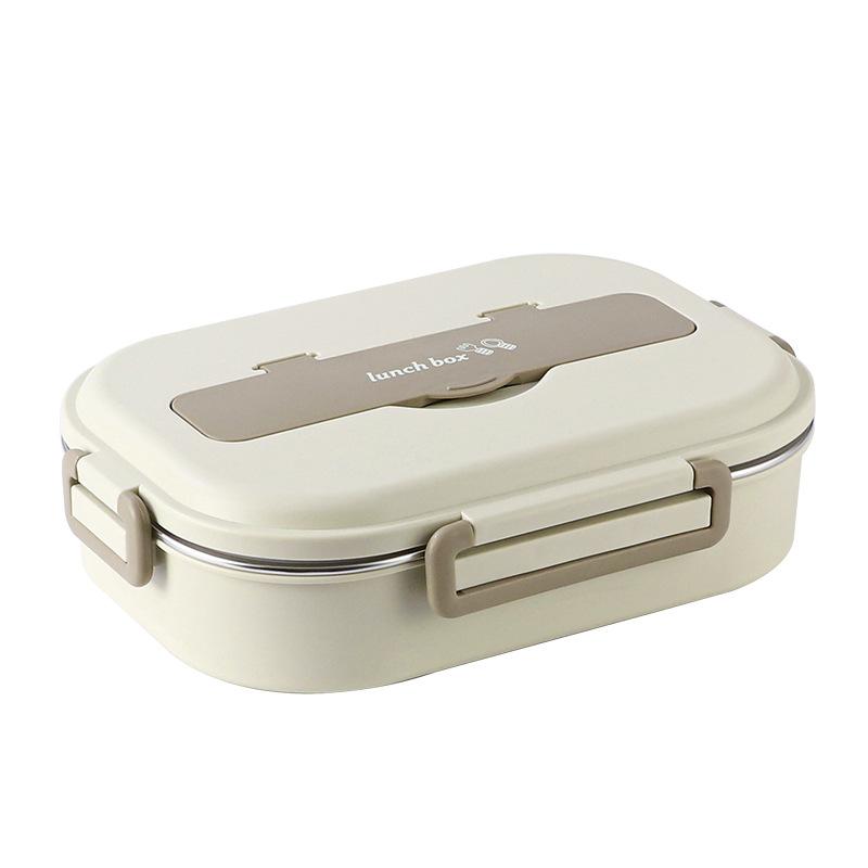 304 Stainless Steel Compartment Lunch Box Set Sealed Portable Insulated Microwae Heating Soup Bento Box for Adult Food Container