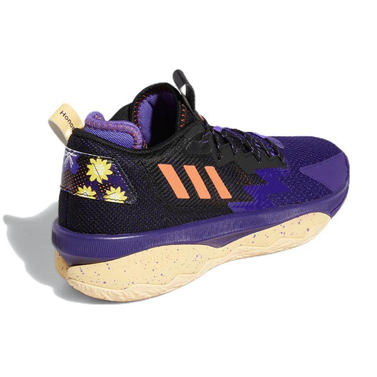 Adidas Dame 8 Honoring Black Excellence Мужские кроссовки Purple Core-Black GZ4626