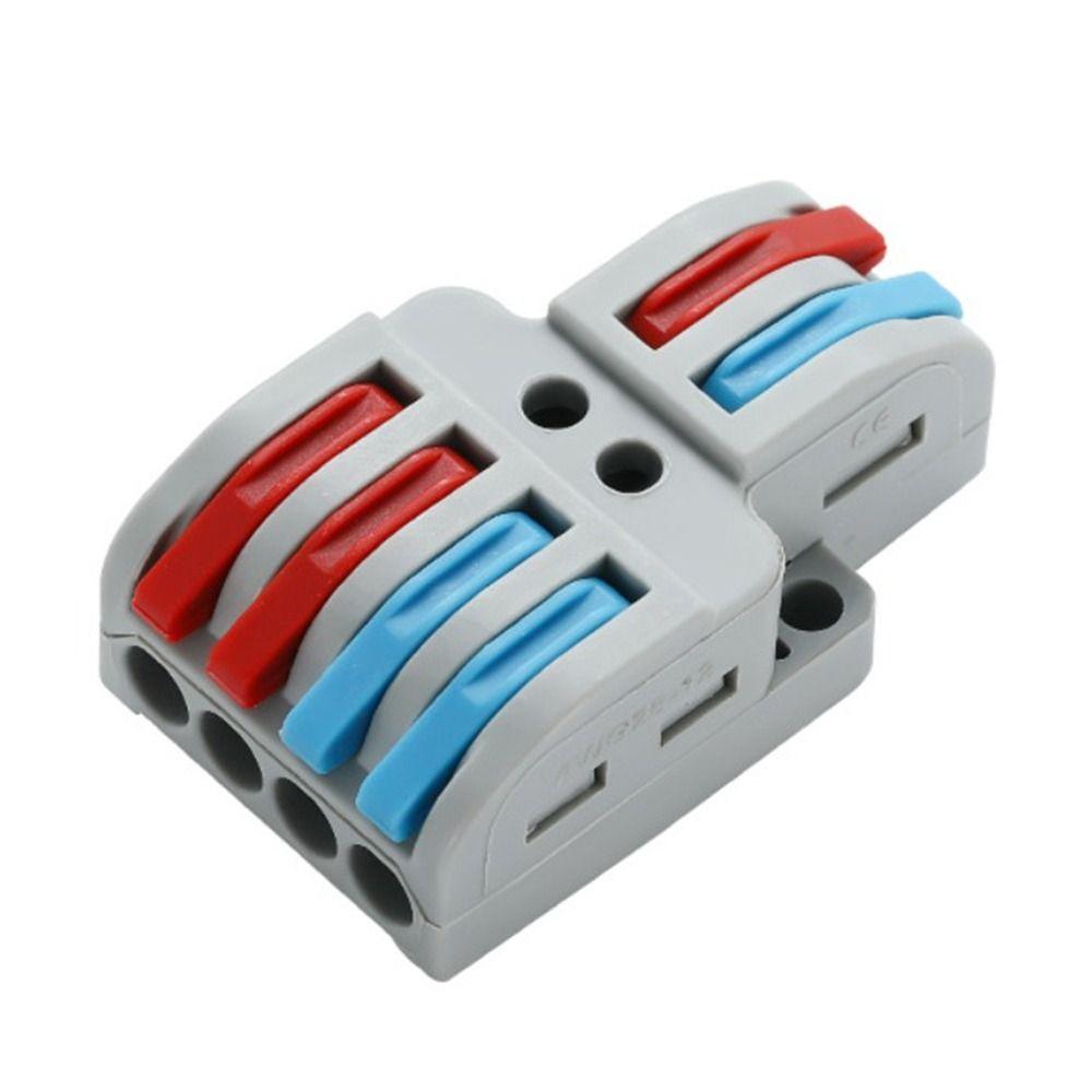 Мини-быстрая клеммная колодка Универсальные компактные клеммные колодки с быстрым разъемом Электрические