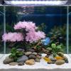 Realistic Cherry Blossom Tree Underwater Scene Landscape Tree Artificial Plant  Home Ornaments