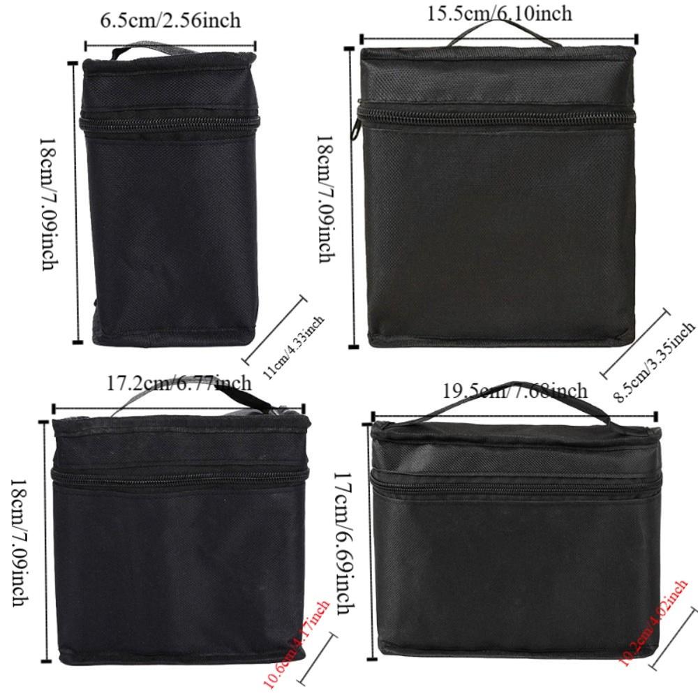 Pencil Bag Marker Pen Organizer Canvas Marker Pen Pouch For 24/48/60/80Pcs