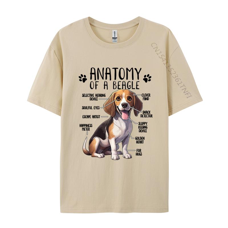 Beagle Anatomy Beagle Dog Tshirt Vintage Funny Tshirts Gifts TShirt T Shirts for Unisex Customized Tees Cotton