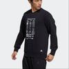 adidas Толстовка с логотипом Мужские топы Черный H39289