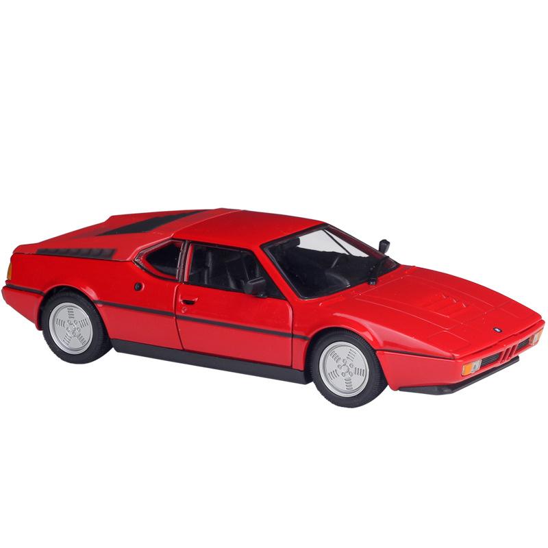 WELLY 1:24 BMW M1 Alloy Car Diecasts & Toy Vehicles Car Model Miniature Scale Model Car Toy For Children