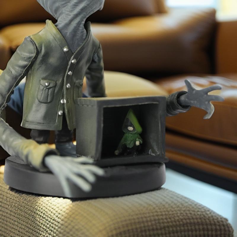 Little Nightmares Хэллоуин Монстр Стюард Фигурка Мини Модель Настольный Автомобиль ПК Украшение Фигурка Декор Фестиваль Фестивальный Подарок