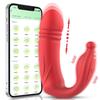 Wireless APP Control Vibrator Bluetooth Telescopic Vibrating Dildo Clitoral G Spot Vibration Massager Dildo Sex Toys for Women