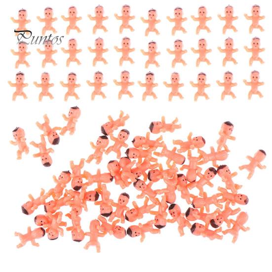 Пластиковый набор для игр в детскую вечеринку, 1-дюймовые фигурки мини-детей для украшения торта King, игра в кубики льда, небольшие украшения для игр в детскую вечеринку