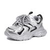 Boys Girls Running Shoes Fashion Versatile Kids Sneakers Mesh Breathable 2024 New Fashion Children Sports Shoes Thick Soft Sole