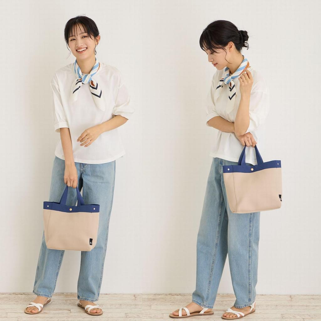 1144 Мини-сумка-тоут, дополнительная сумка, сумка для ланча SN Square [Rootote] Rufur-A (01 черный)