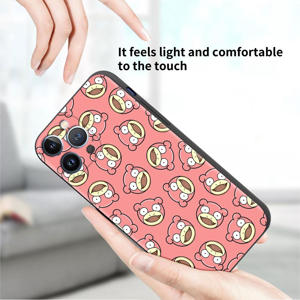 Чехол Funda для Apple iPhone 14 11 13 7 12 Pro 7 XR XS Max 8 Plus 6 14Pro 13Mini черный мягкий чехол для телефона с изображением мультфильма «Покемон Пикачу»