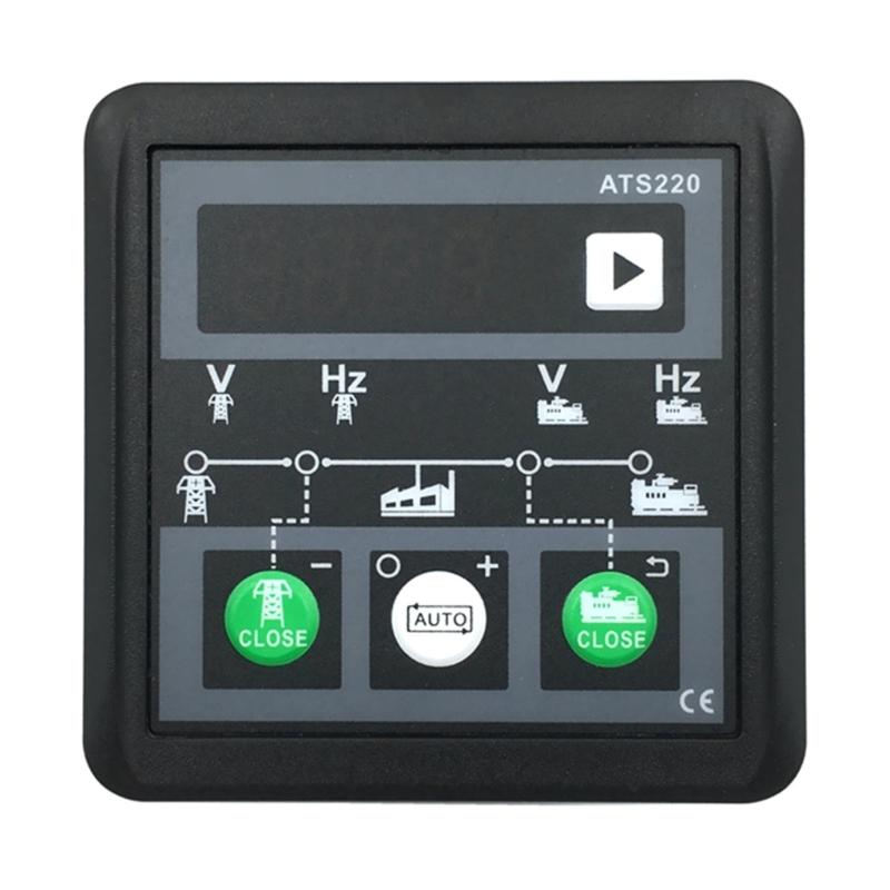 ATS220 Generator Set ATS Switches Controller Automatic Manual LED Display Generator ATS Controller