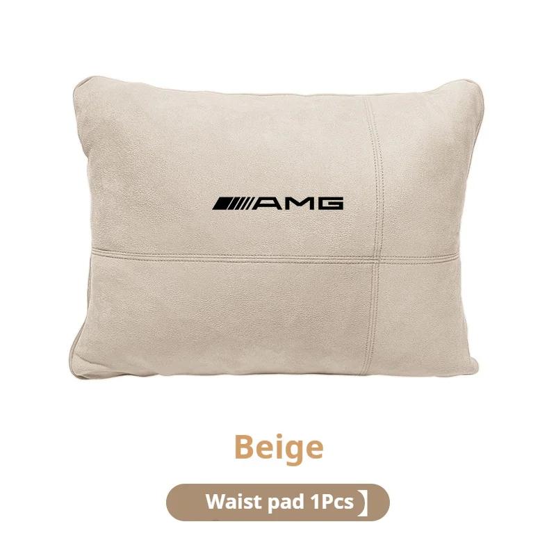 Car Sticker Car Headrest Lumbar Rest Cushion Neck Support Neck Pillow For Mercedes-Benz AMG A C E S V Class Sprinter GLC ML SLK