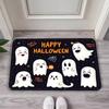 Halloween Pumpkin Cute Ghosts Kitchen Rugs Non Slip Washable Cushioned Carpet Comfort Porch Floor Doormat Farmhouse Decor