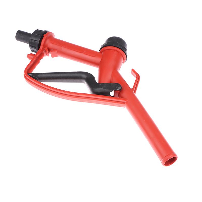 1 шт. пластиковый ручной сверхмощный топливный пистолет-распылитель с крючком, прямая насадка - дизельная и бензиновая насадка, максимальный расход 45 л/мин