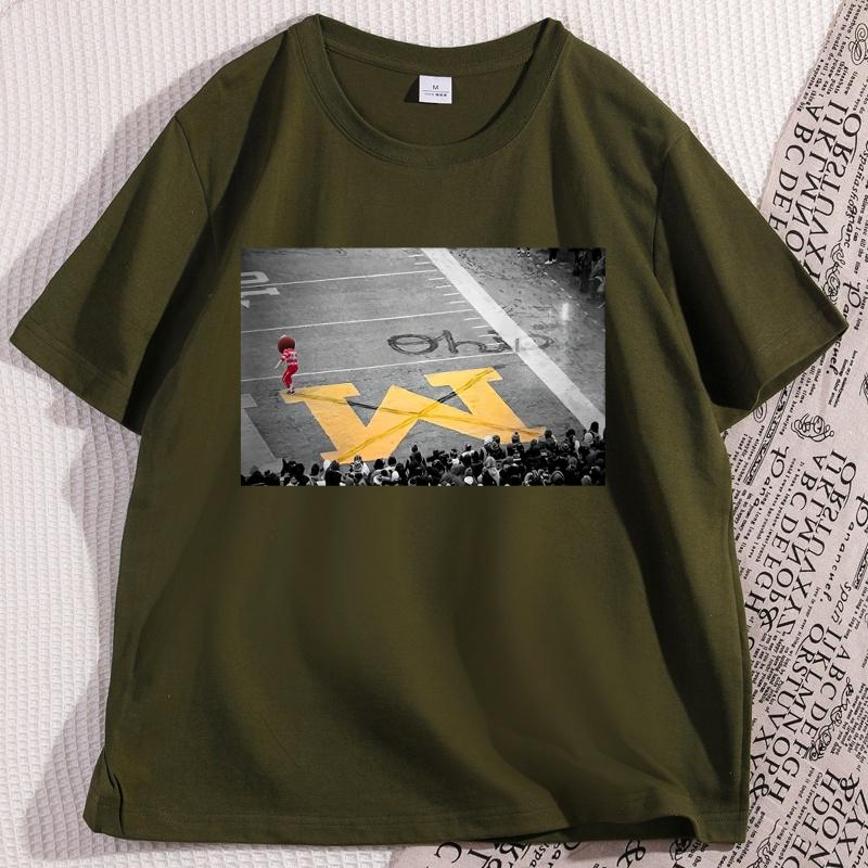 Funny Brutus T Shirt Snow Fan Football TShirt Cotton Short Sleeve Round Neck Tshirts Loose Graphic Tee Male Clothing Streetwear