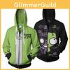 Invader Zim Costume Printed Men Zipper Hoodie Sweatshirt In Comfortable Soft Material