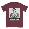 Casual TShirt Beach peso pluma Novelty TShirts  Cotton Tee Shirt for Mens Y2K Funny Pattern Short Sleeve Tees