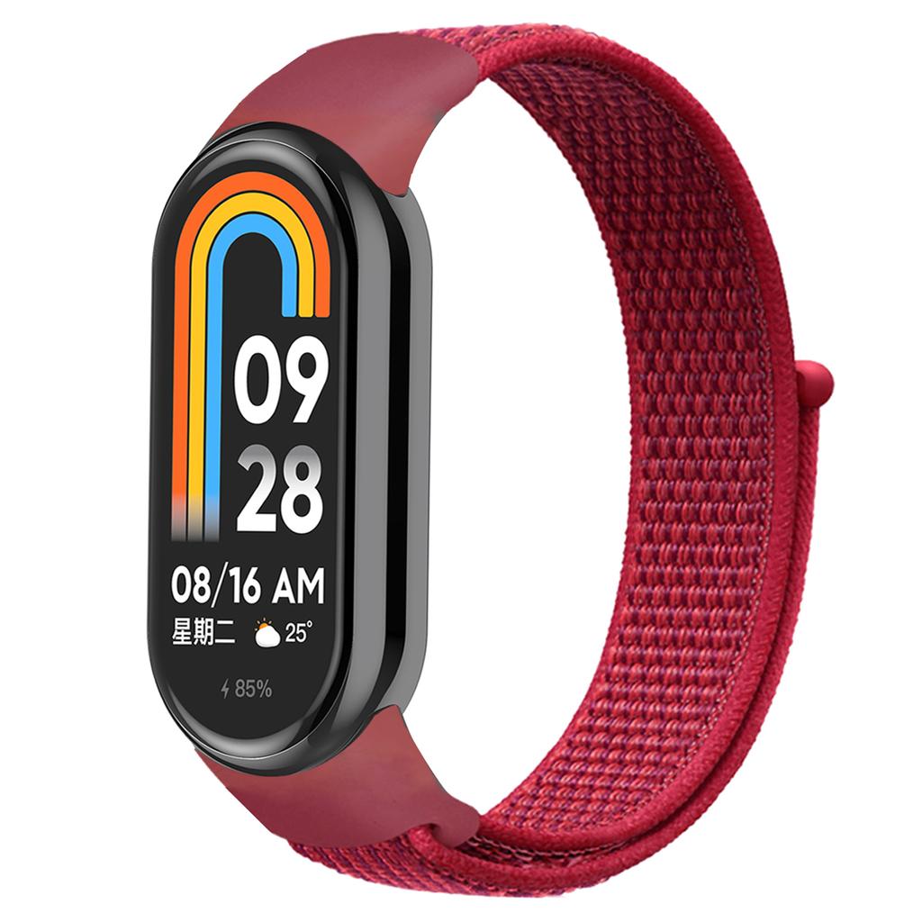 Браслет для Mi Band 8 9 Ремешок miband 8 Ремешок для часов Нейлоновый Спортивный Наручный Запасной ремешок pulsera Correa для xiaomi Mi band 9 ремешки