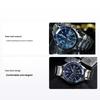 Edifice Ocean Heart Classic Трехстрелочный Трехглазый Часы на Солнечной Батарее Кварцевые Мужские Часы Синие EFS-S510D-2AVUPR