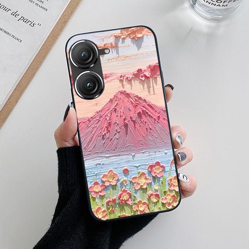 Для Asus Zenfone 10 9 Чехол Модный Мягкий Силиконовый Задние Чехлы для Телефона Asus Zenfone9 Чехол Zenfone10 etui Fundas Милый Защитник