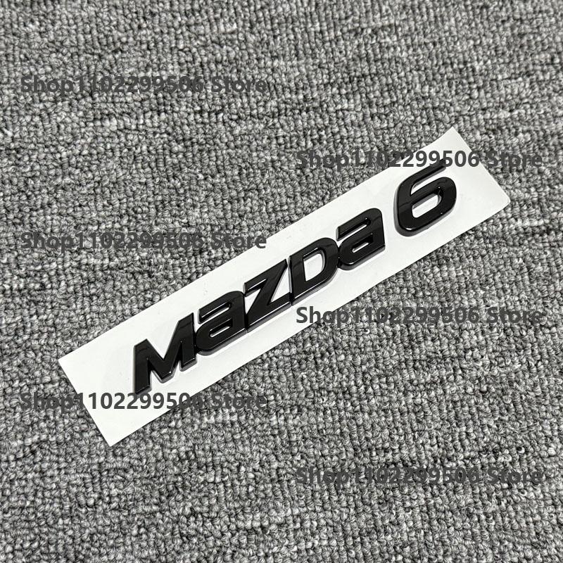 ABS glossy black Car Logo For 2014 2015 2016 2017 2018 2019 MAZDA6 ATENZA Logo Emblem accessories SKYACTIV Badge k1