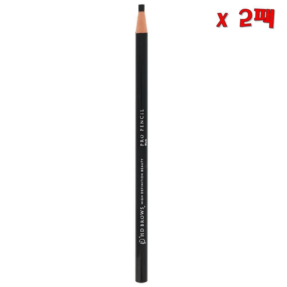 Карандаш для бровей HD Brows HB Brows Eyebrow Pro Pencil Black 2 упаковки, 2 шт.