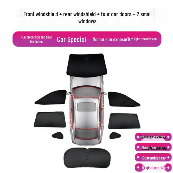 BYD Yuan UP Солнцезащитные шторки для окон автомобиля – Полное затемнение, Теплоизоляция, Защита от солнца