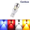 T10 Canbus OBC Безошибочные лампы Внутренний излучатель LED 194 W5W Автомобильные лампы Внешние 10-SMD 3030 12 В Янтарный авто свет Желтый