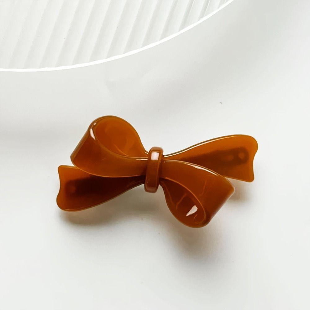 3D Butterfly Knot Hair Clip Acetic Acid Duckbill Clip Cute Bangs Hairpins  For Women Girls