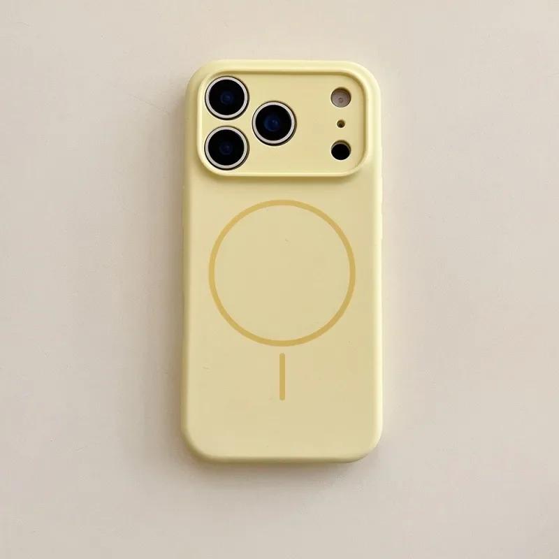 Для iPhone 17 Pro Max Воздушный Магнитный Чехол Magsafe для iPhone 16 14 15 Plus 11 12 13 Pro Max Мягкий Жидкий Силикон Ударопрочный Чехол