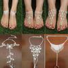 1pc Women's Fashion Barefoot Beach Sandals Jewelry Anklet Toe Ring