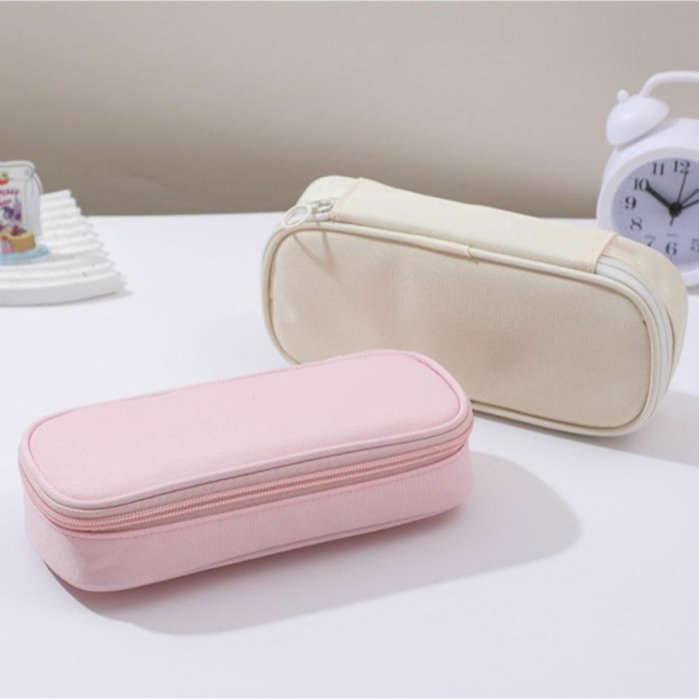 Lightweight Pen Bag Large Capacity Pencil Box Stationery Storage Pouch for Student Stationary