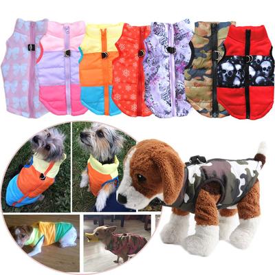 Fashion Outdoor Indoor Apparel Suit Thickened Clothes Puppy Wadded Jacket Pet Warm Coat Dog Vest