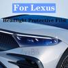 Для Lexus LX570 LX 2015- PPF TPU автомобильный Защитная пленка для фар и задних фонарей Автоаксессуары Прозрачная Черная тонировка Защита от царапин