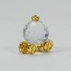 Mini Crystal Carriage Exquisite Table Ornaments Crystal Pumpkin Car  Office Home Decoration