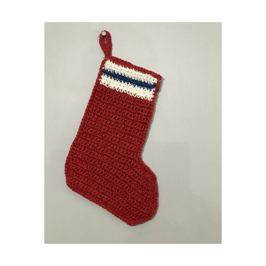 New Year Fireplace Stocking Ornament, New Year Gift, Christmas Christmas Stocking, Wall Ornament, Christmas Decor Red