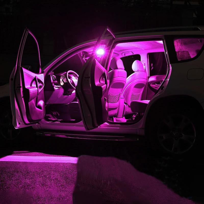 Для Renault Clio 4 MK4 IV 2013 2014 2015 2016 2017 2018 8 шт. Автомобильные светодиодные лампы Внутренний плафон Подсветка номерного знака Аксессуары